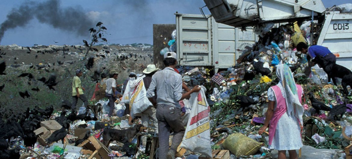 Landfills are a major source of methane emissions, and improved management can capture the methane as a clean fuel source as well as reducing health risks.