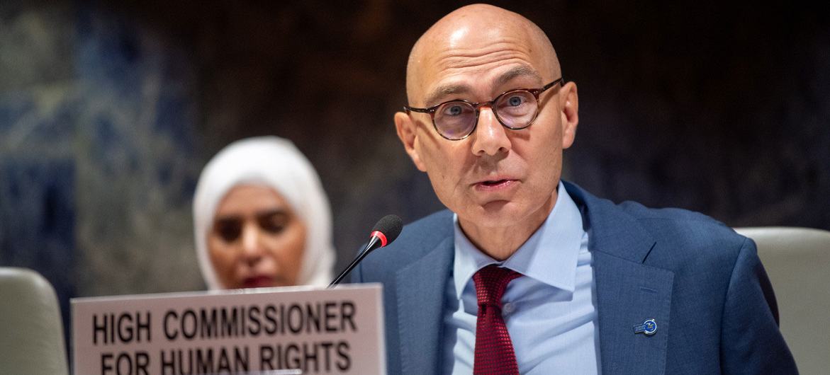 UN High Commissioner for Human Rights Volker Türk. (file)