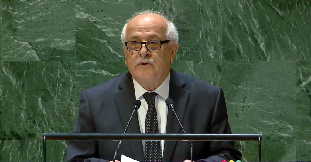 Riyad Mansour, Permanent Observer of the State of Palestine to the United Nations.
