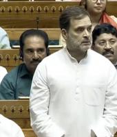 Rahul Gandhi Those who call themselves Hindus say violence-violence, uproar in Parliament 