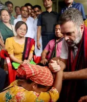 Leader of Opposition in Loksabha Rahul Gandhi again on Manipur tour