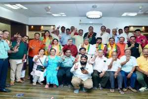 MLA Chandrakant Patil and BJP Office Bearers Rally Brahmin Community for Mahayuti Candidate Ahead of National Elections