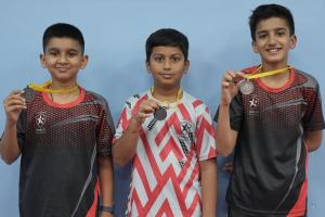 Dhruva Global School Excels in Table Tennis Tournament, Bags 13 Medals