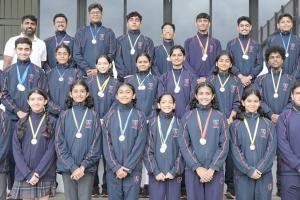 Dhruv Global School Shines in Athletics Championship, Wins 63 Medals!