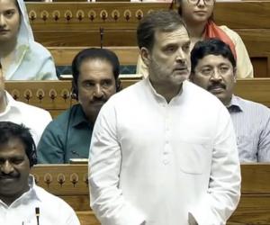 Rahul Gandhi Those who call themselves Hindus say violence-violence, uproar in Parliament 