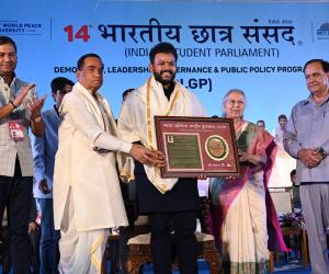 Maha : Union Minister Ram Mohan Naidu Urges Youth to Join Politics for a Developed India!